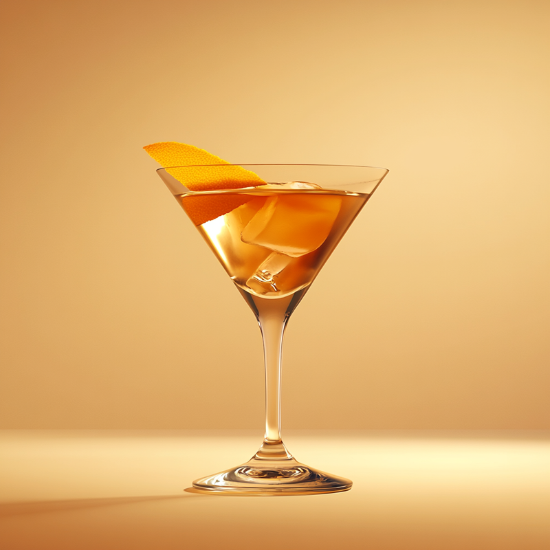 A photo of the Martini Perfect cocktail containing Beefeater London Dry Gin, Noilly Prat Dry Vermouth, Martini & Rossi Rosso Sweet Vermouth, Angostura Orange Bitters in a Martini.