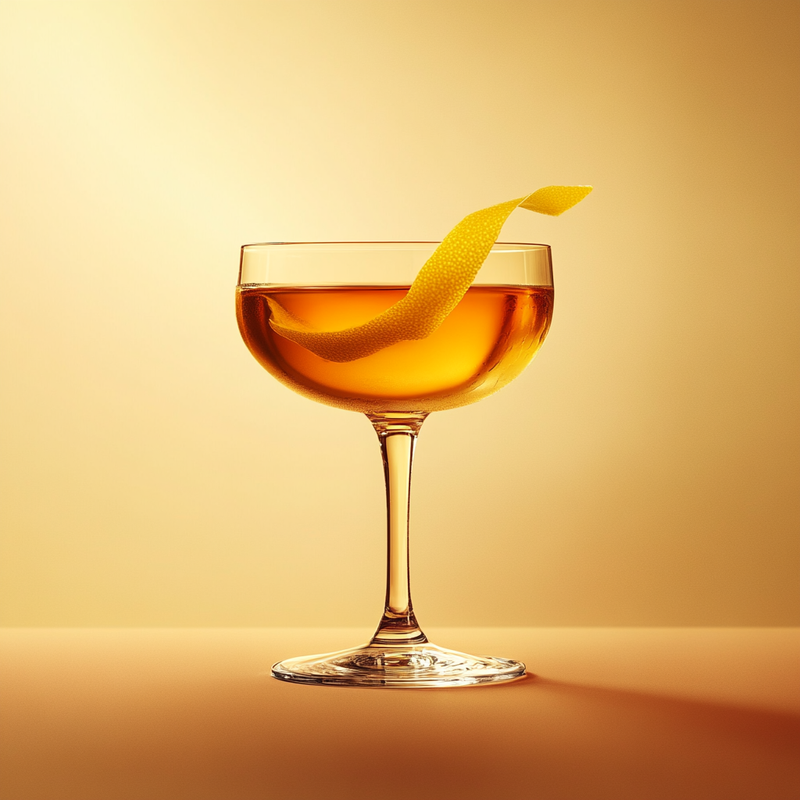 A photo of the Golden Hour Sour cocktail containing Hennessy V.S. Cognac, Giffard Triple Sec, Lillet Blanc Aperitif, Freshly squeezed lemon juice in a Coupe.