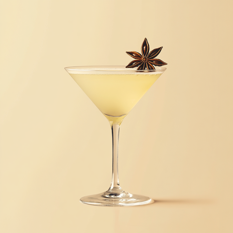 A photo of the Minted Muse Martini cocktail containing Beefeater London Dry Gin, Noilly Prat Dry Vermouth, Pernod Absinthe, Tempus Fugit Crème De Menthe in a Martini.