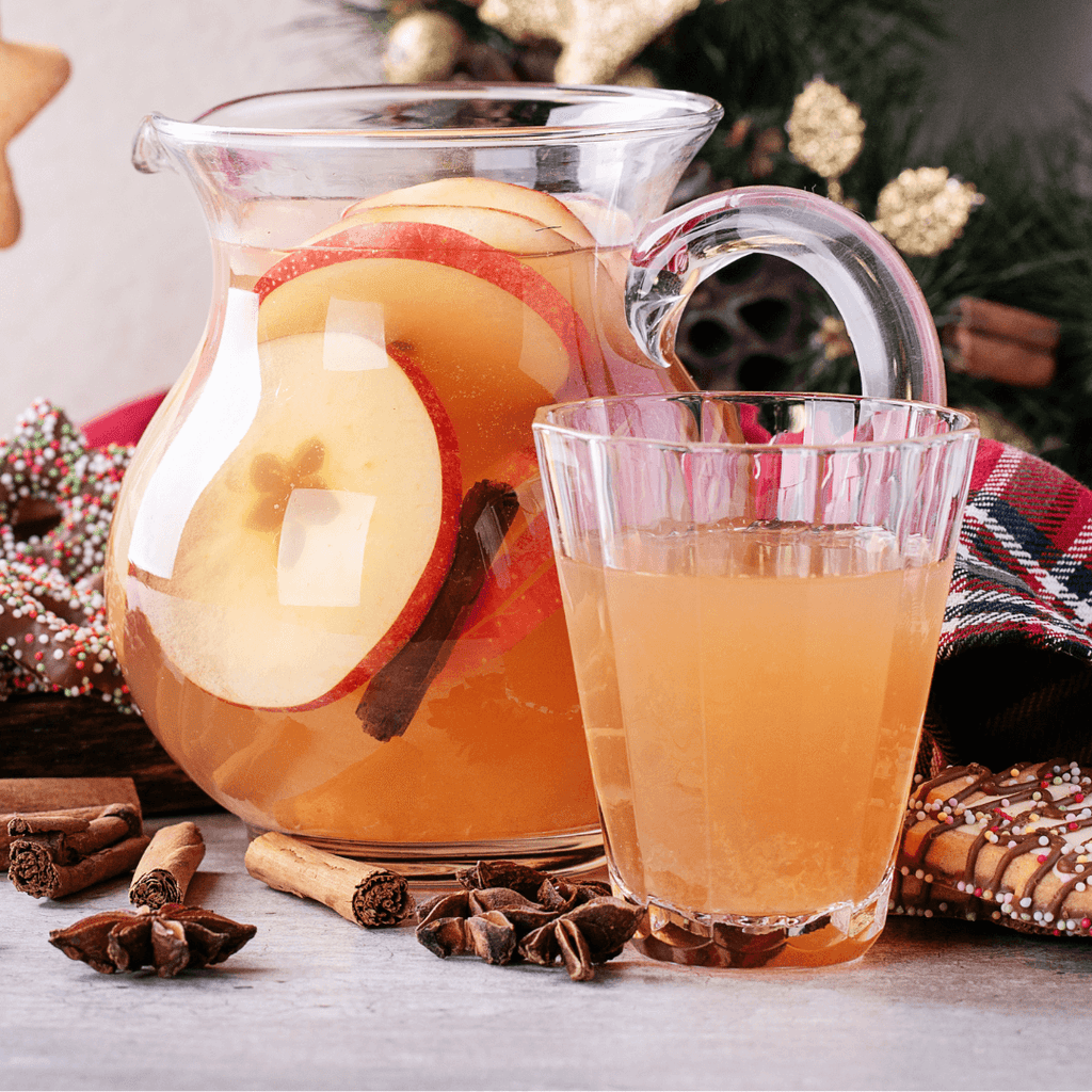 Harvest Moon punch, featuring Appleton rum, apple brandy, pear liqueur and allspice dram