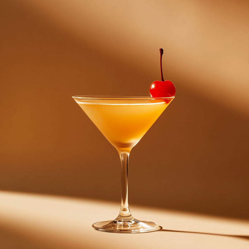 A photo of the Citrus Chapeau Martini cocktail containing Beefeater London Dry Gin, Giffard Triple Sec, Noilly Prat Dry Vermouth, Martini & Rossi Rosso Sweet Vermouth, Freshly squeezed lemon juice, Angostura Aromatic Bitters in a Martini.