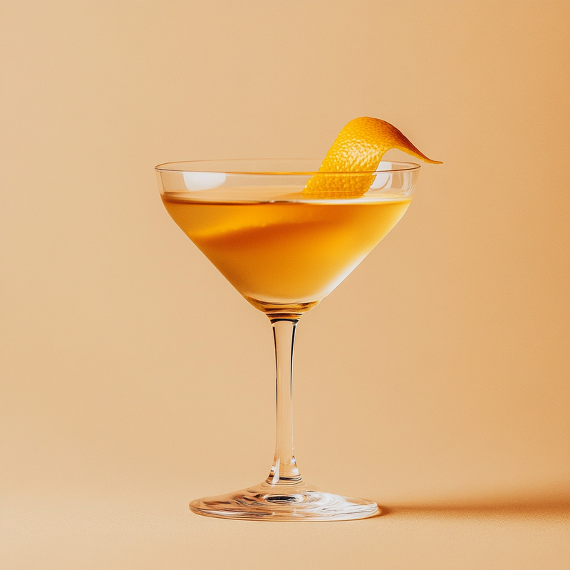 A photo of the Grapefruit Twist Martini cocktail containing Beefeater London Dry Gin, Giffard Triple Sec, Noilly Prat Dry Vermouth, Angostura Orange Bitters in a Martini.