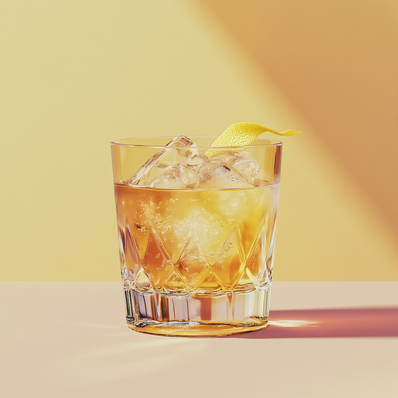 A photo of the Whiskey Whip cocktail containing Savage & Cooke Cask Finished Bourbon, Giffard Triple Sec, Freshly squeezed lemon juice, Fee Brothers Fee Foam Egg White Alternative in a Old-Fashioned.