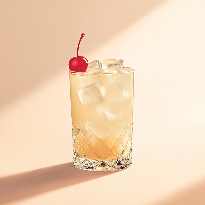 A photo of the Royal Orchard Fizz cocktail containing Beefeater London Dry Gin, Barrow's Intense Ginger Liqueur, Pressed apple juice, Club soda in a Collins.