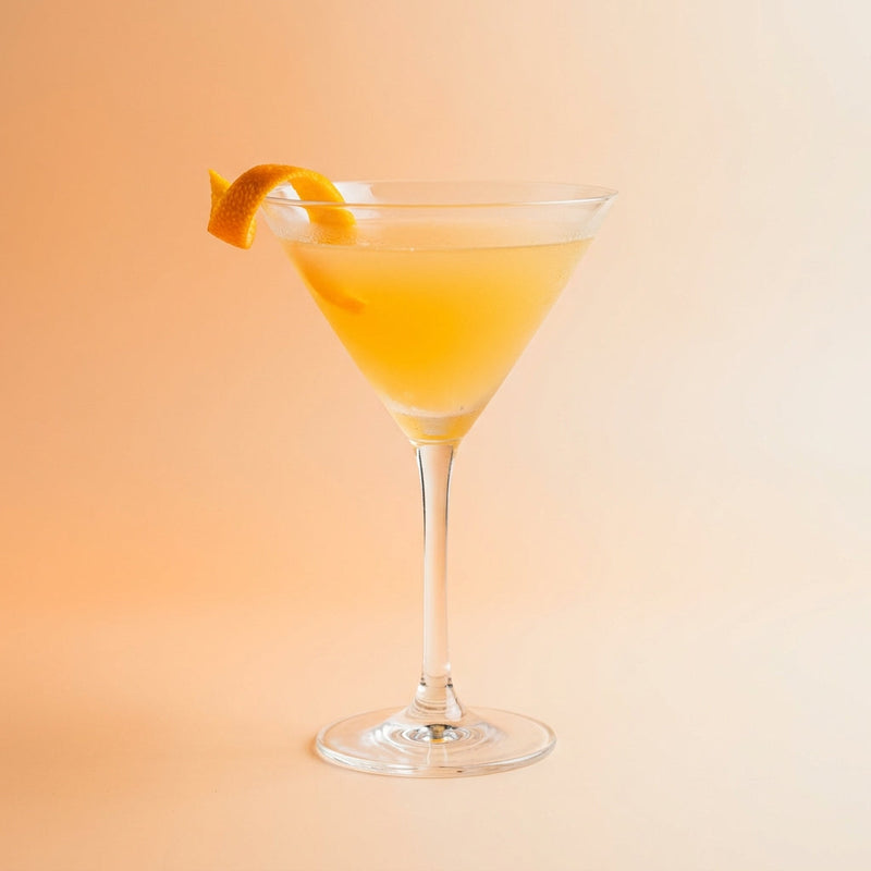 A photo of the Maiden's Prayer cocktail containing Beefeater London Dry Gin, Giffard Triple Sec, Freshly squeezed orange juice, Freshly squeezed lemon juice in a Martini.