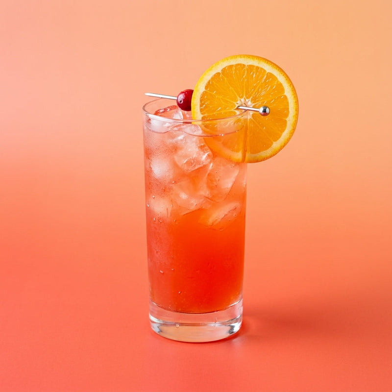 A photo of the Madras cocktail containing Ketel One Vodka, Cranberry juice, Freshly squeezed orange juice in a Collins.