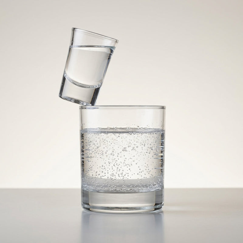 A photo of the Gin Depth Charge cocktail containing Tonic water, Beefeater London Dry Gin in a Old-Fashioned.