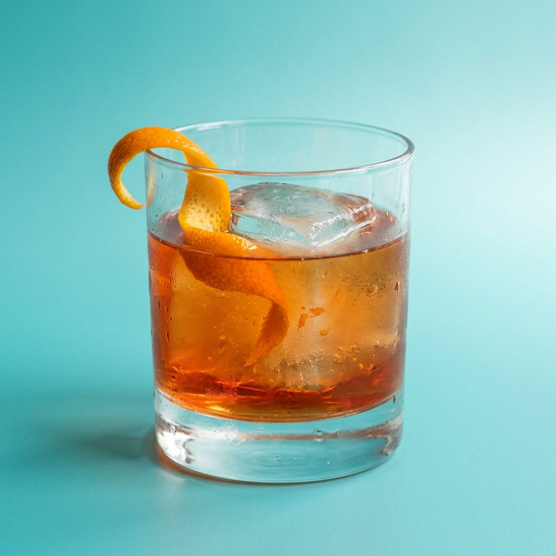 A photo of the Gin Aperol Blanc Negroni cocktail containing Beefeater London Dry Gin, Aperol Aperitivo, Lillet Blanc Aperitif in a Old-Fashioned.