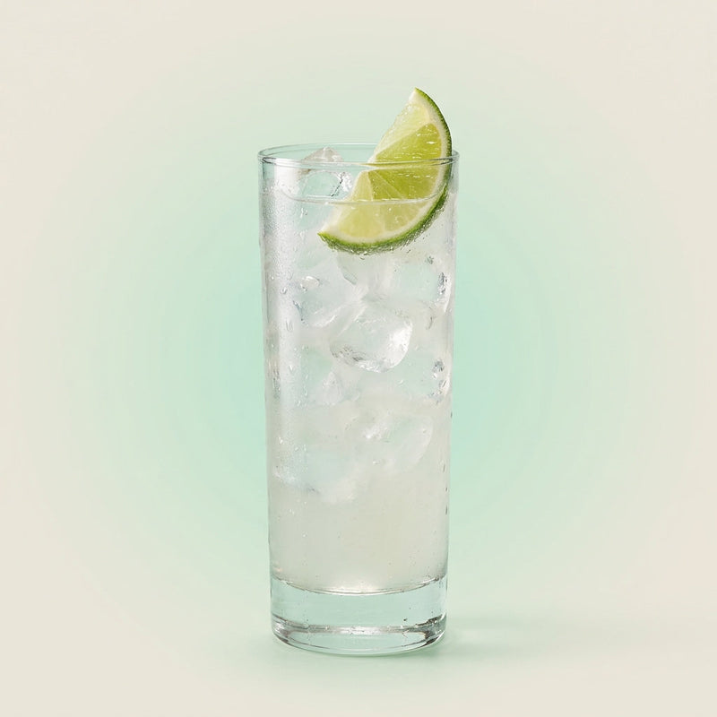 A photo of the Planter's Collins cocktail containing Planteray 3 Stars White Rum, Coconut water, Freshly squeezed lime juice, Giffard Sugar Cane Syrup (Sirop Sucre de Canne) in a Collins.