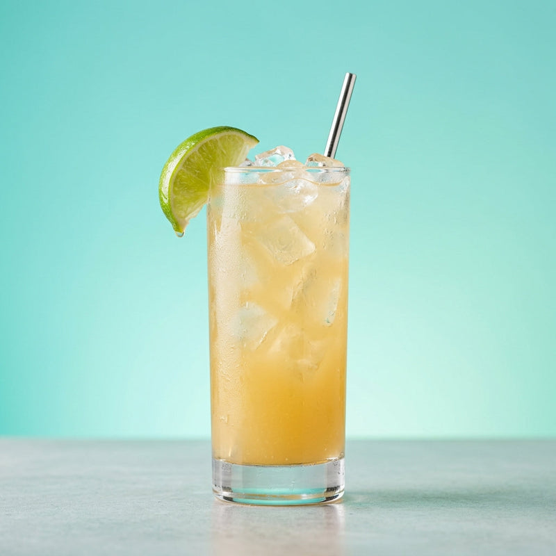 A photo of the Pina Colada Cocktail cocktail containing Appleton Estate 8 Year Old Reserve Rum, Fresh pressed pineapple juice, Freshly squeezed lime juice, Giffard Sugar Cane Syrup (Sirop Sucre de Canne) in a Collins or Pineapple Shell.
