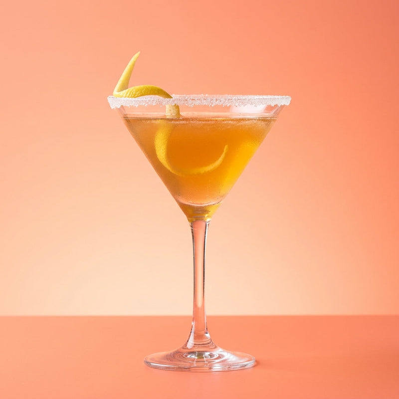 A photo of the Frank Sullivan Cocktail cocktail containing Hennessy V.S. Cognac, Giffard Triple Sec, Noilly Prat Dry Vermouth, Freshly squeezed lemon juice in a Martini.
