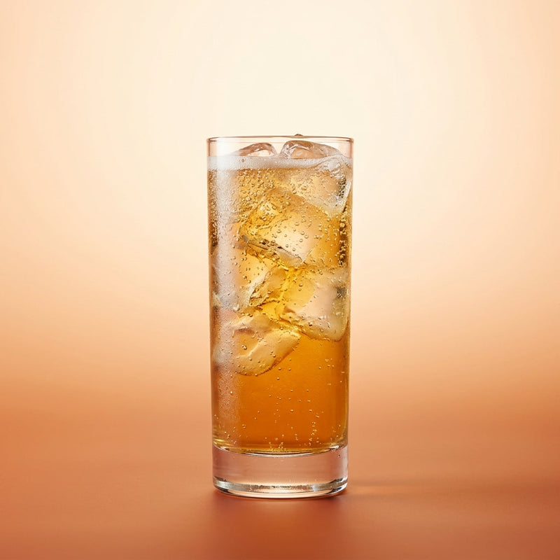 A photo of the Dublin Rusty Mule cocktail containing Jameson Irish Whiskey, Drambuie Liqueur, Angostura Orange Bitters, Angostura Aromatic Bitters, Freshly squeezed lemon juice, Ginger ale in a Collins.