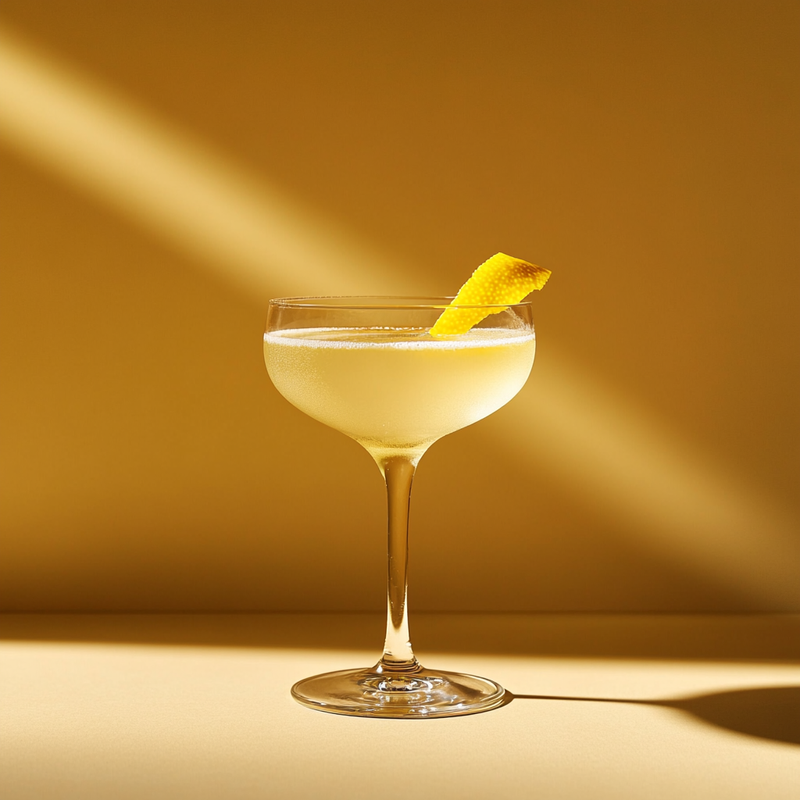 A photo of the Absinthe Affair cocktail containing Beefeater London Dry Gin, Giffard Triple Sec, Lillet Blanc Aperitif, Pernod Absinthe, Chilled water (reduce if wet ice) in a Coupe.