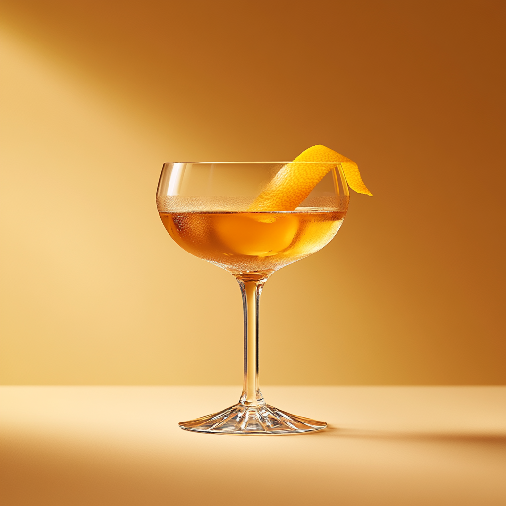 Cognac Peach Fizz | Curiada