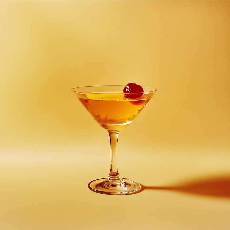 A photo of the Jewel Cocktail cocktail containing Beefeater London Dry Gin, Chartreuse Green, Martini & Rossi Rosso Sweet Vermouth, Angostura Orange Bitters, Chilled water (reduce if wet ice) in a Martini.