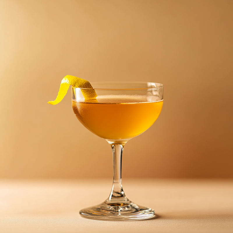 A photo of the Byrrh Special cocktail containing Tempus Fugit Kina L'Aero d'Or, Hayman's Old Tom Gin in a Coupe.