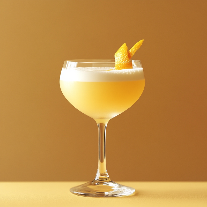 A photo of the Hotel Georgia Cocktail cocktail containing Beefeater London Dry Gin, Giffard Orgeat Syrup, Freshly squeezed lemon juice, Orange flower water, Fee Brothers Fee Foam Egg White Alternative in a Coupe.