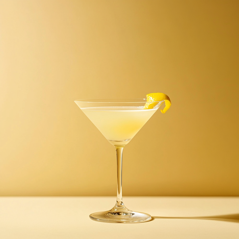 A photo of the Twentieth Century Martini cocktail containing Beefeater London Dry Gin, Marie Brizard Crème de Cacao White, Noilly Prat Dry Vermouth, Freshly squeezed lemon juice in a Martini.