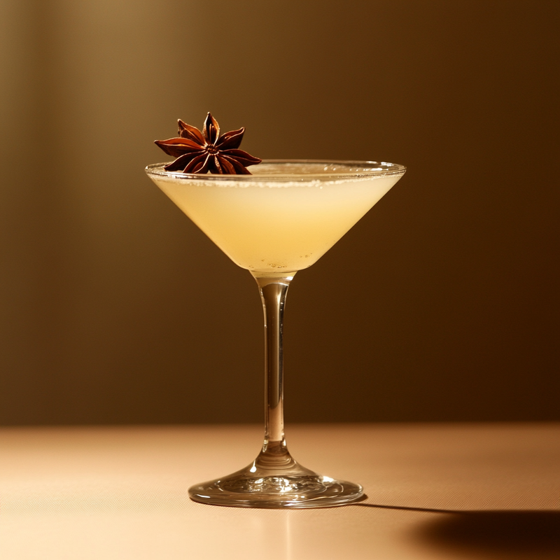 A photo of the Glad Eye Cocktail cocktail containing Pernod Absinthe, Tempus Fugit Crème De Menthe, Chilled water (reduce if wet ice) in a Martini.