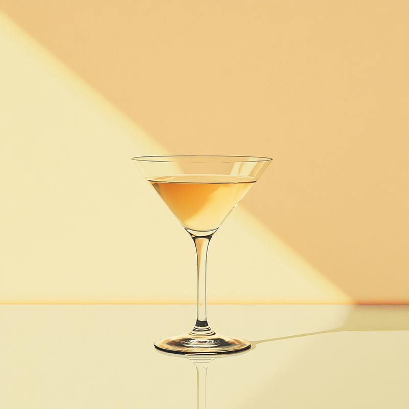 A photo of the Alpine Breeze Martini cocktail containing Planteray 3 Stars White Rum, Galliano Autentico Liqueur, Dolin Génépy le Chamois Liqueur, Noilly Prat Dry Vermouth, Chilled water (reduce if wet ice) in a Martini.