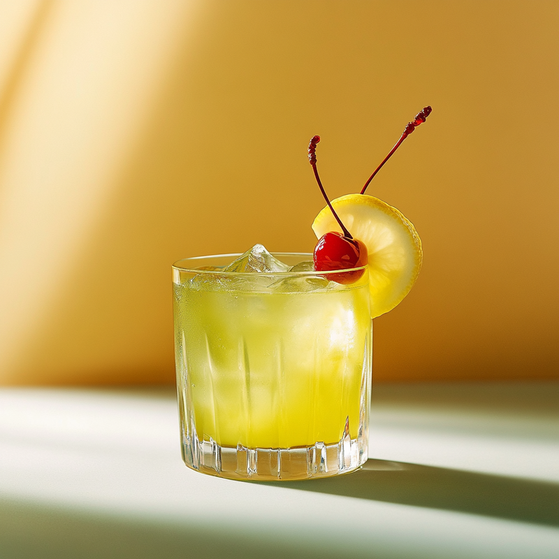 A photo of the Melon Sailor cocktail containing MIDORI Melon Liqueur, Freshly squeezed lemon juice, Freshly squeezed lime juice in a Old-Fashioned.