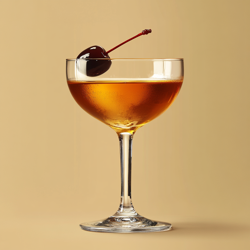 A photo of the French Chocolate Martini cocktail containing Hennessy V.S. Cognac, Bénédictine D.O.M. Liqueur, Carpano Antica Formula Vermouth, Angostura Cocoa Bitters in a Coupe.
