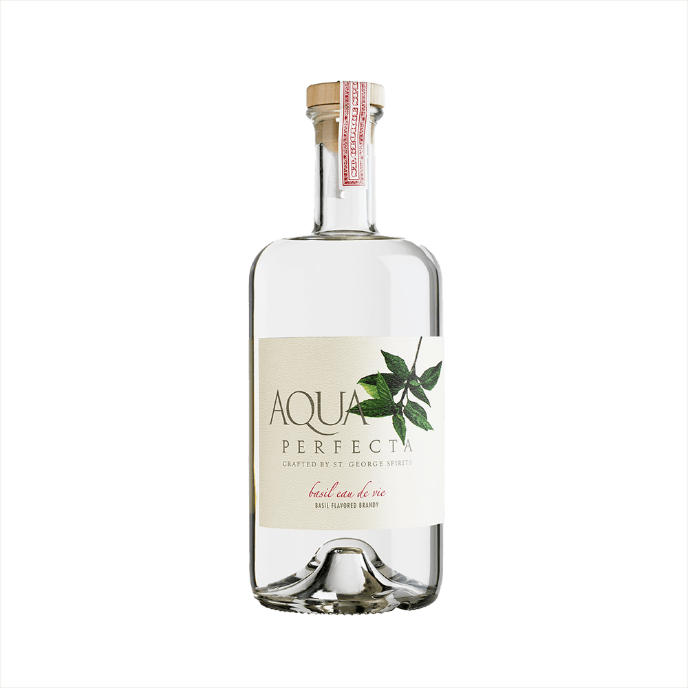 Bottle of Aqua Perfecta Basil Eau de Vie.