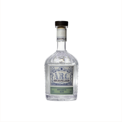 Bottle of Archipelago Botanical Gin. 