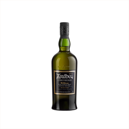 Bottle of Ardbeg 'Corryvreckan' Islay Single Malt Scotch Whisky.