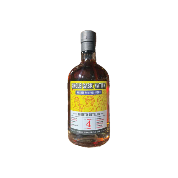 Bottle Image for Single Cask Nation Thornton Kosher for Passover 4 Year Rum Cask 236