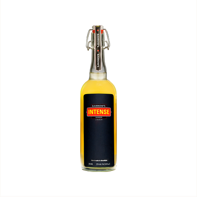Bottle of Barrow's Intense Ginger Liqueur.