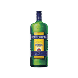 Bottle of Becherovka Herbal Liqueur.