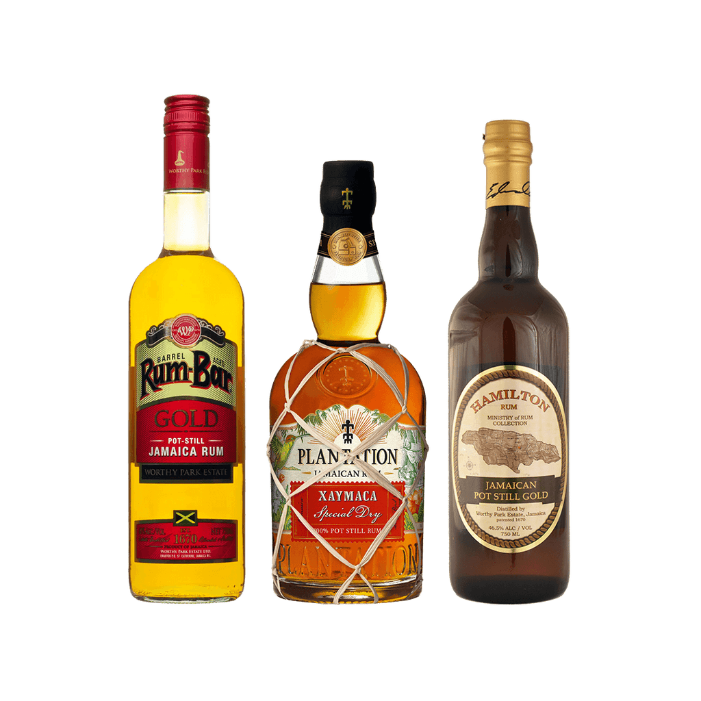 Born to Rum Set: Hamilton, Plantation Xaymaca, Rum-Bar Gold