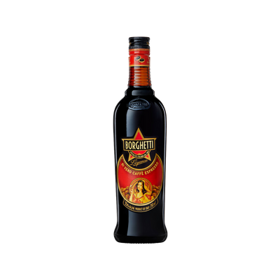 Bottle of Caffe Borghetti Coffee Liqueur.