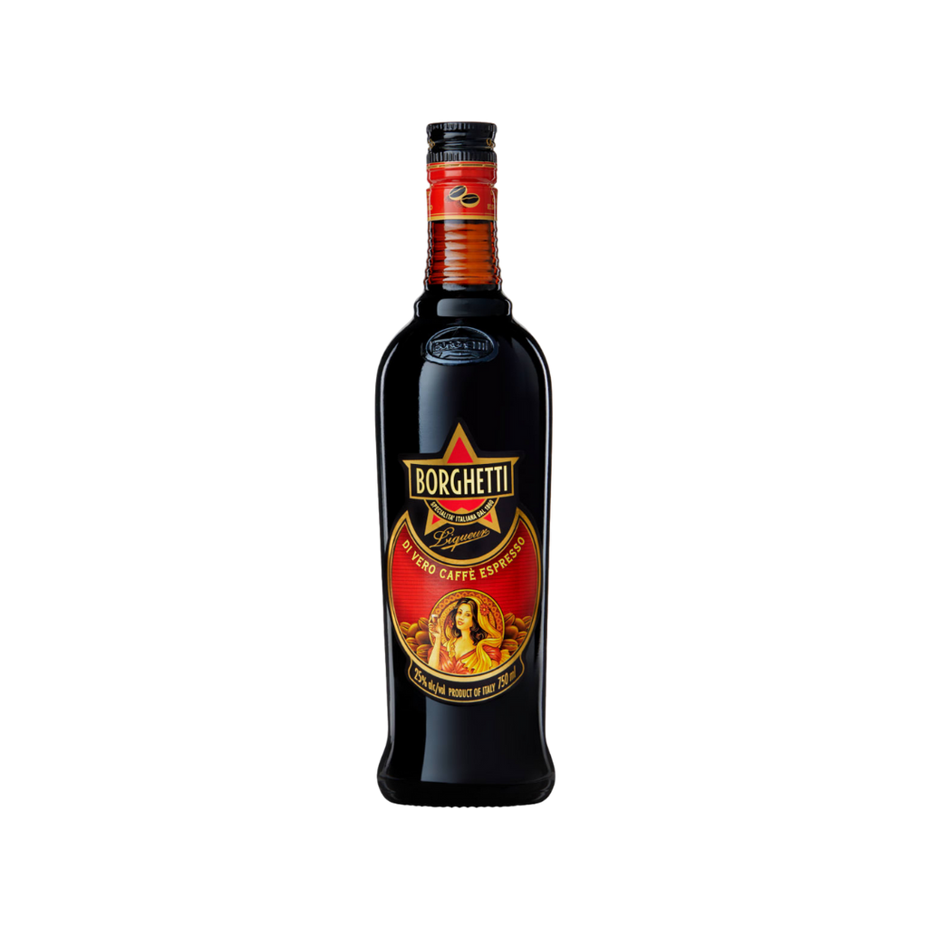 Bottle of Caffe Borghetti Coffee Liqueur.