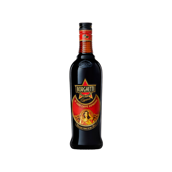Bottle of Caffe Borghetti Coffee Liqueur.
