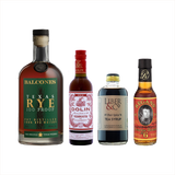 Chai Manhattan Cocktail Set: Balcones Texas Rye + Liber Chai Spice Tea Syrup + Dolin Rouge 375 + Regans' Orange Bitters