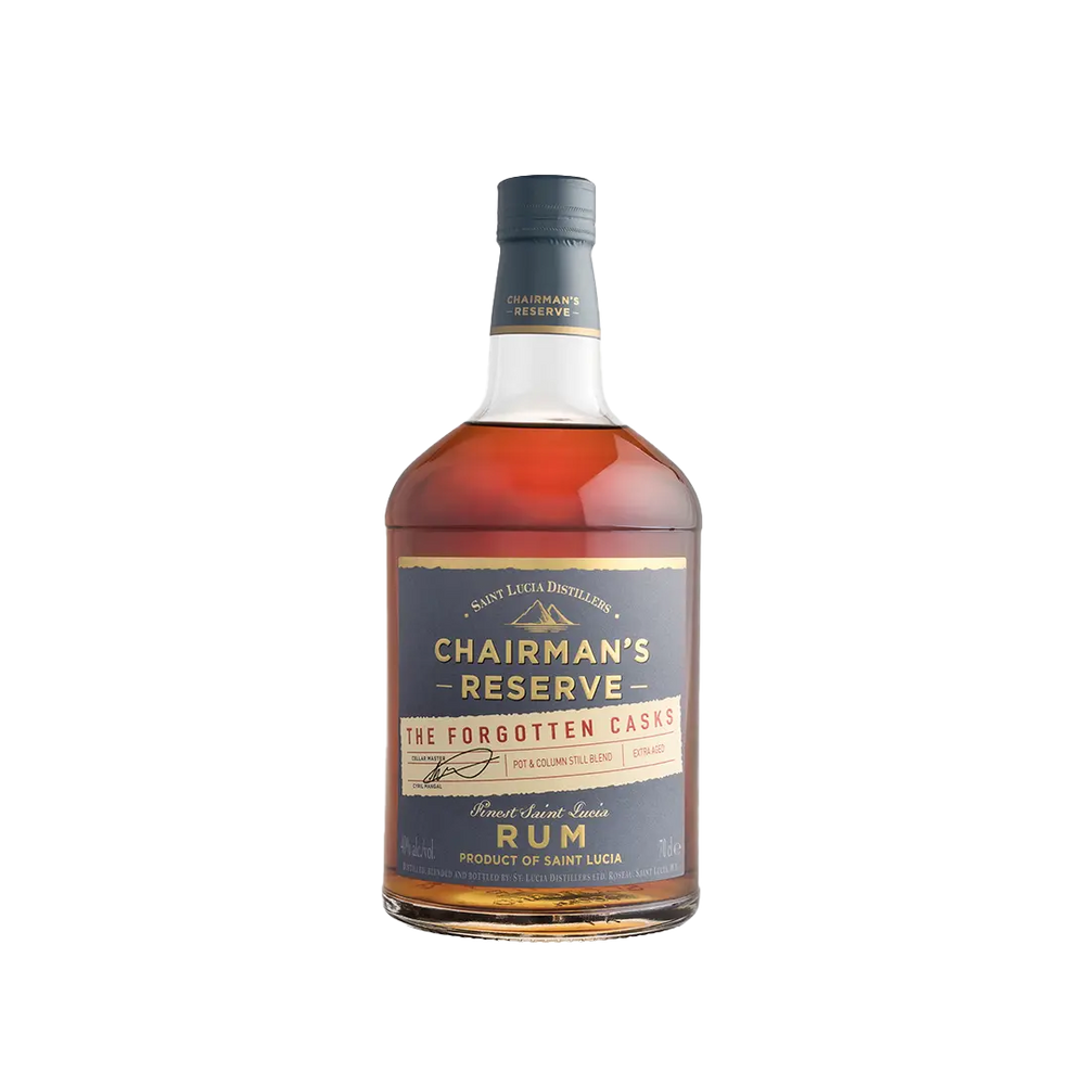 Bottle of Chairman's Reserve The Forgotten Casks Rum.