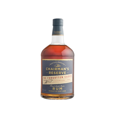 Bottle of Chairman's Reserve The Forgotten Casks Rum.