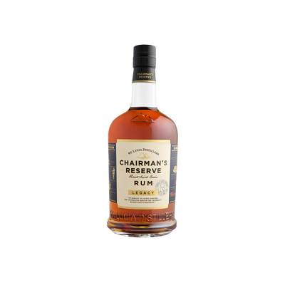 Bottle of Chairman's Reserve Legacy Rum.