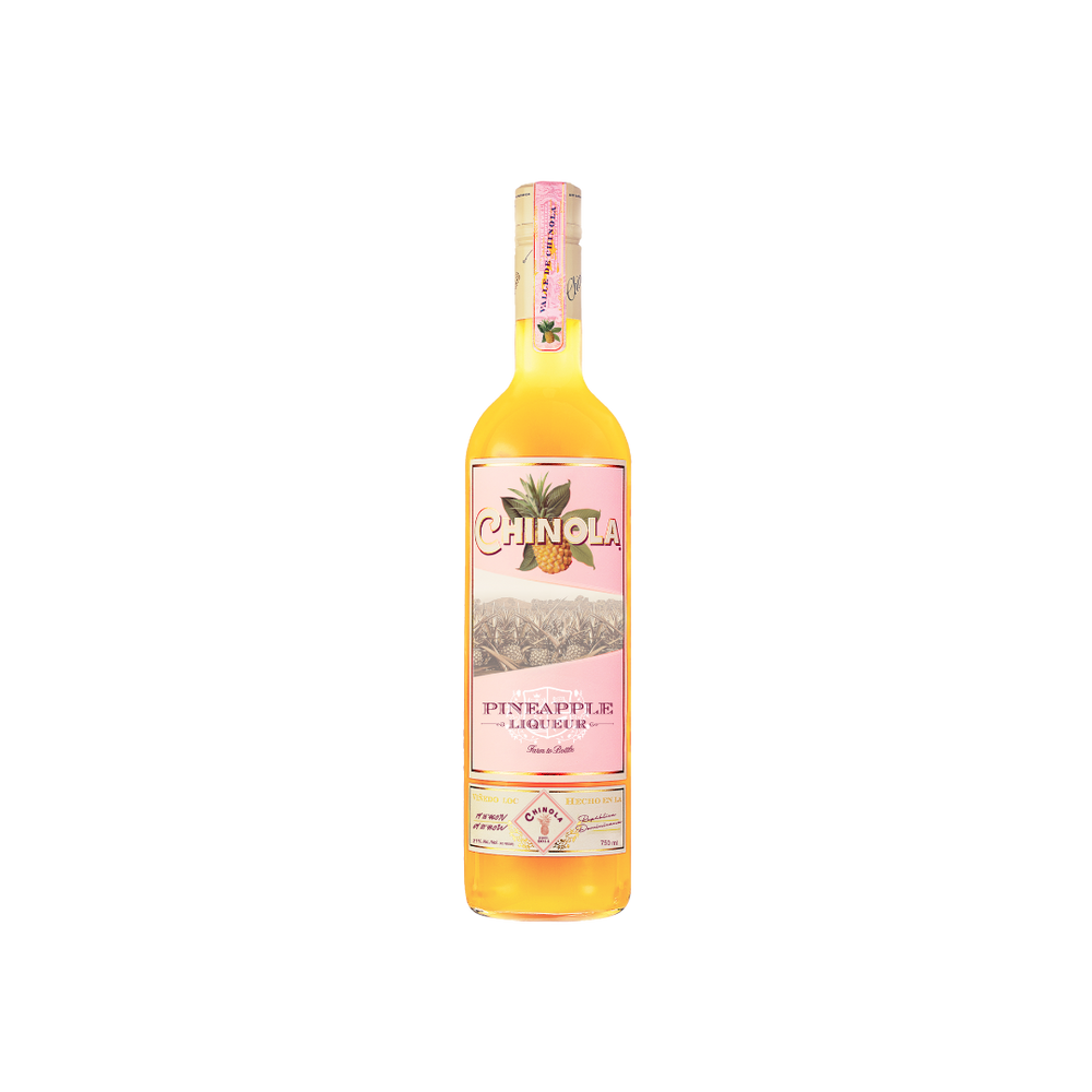 Bottle of Chinola Pineapple Liqueur.