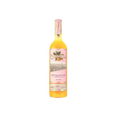 Bottle of Chinola Pineapple Liqueur.