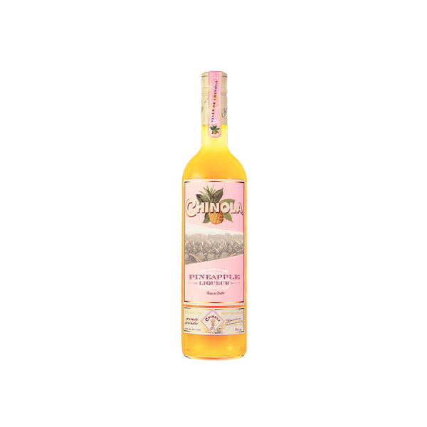 Bottle of Chinola Pineapple Liqueur.