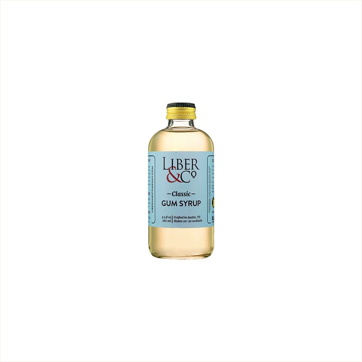 Bottle of Liber & Co Classic Gum Syrup.