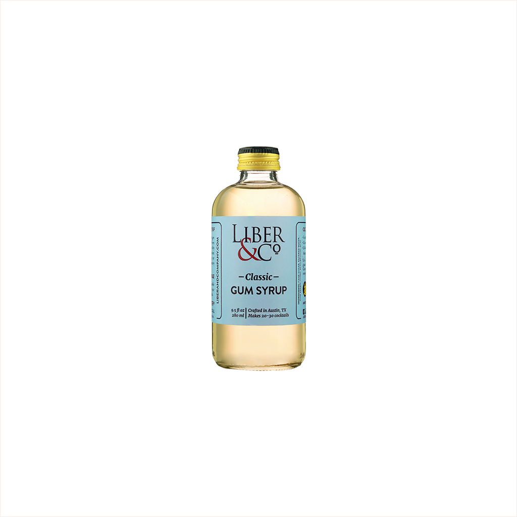 Bottle of Liber & Co Classic Gum Syrup.