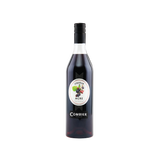 Bottle of Combier Crème de Mûre Blackberry Liqueur.