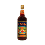 Bottle of Coruba Dark Jamaican Rum.