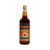 Bottle of Coruba Dark Jamaican Rum.