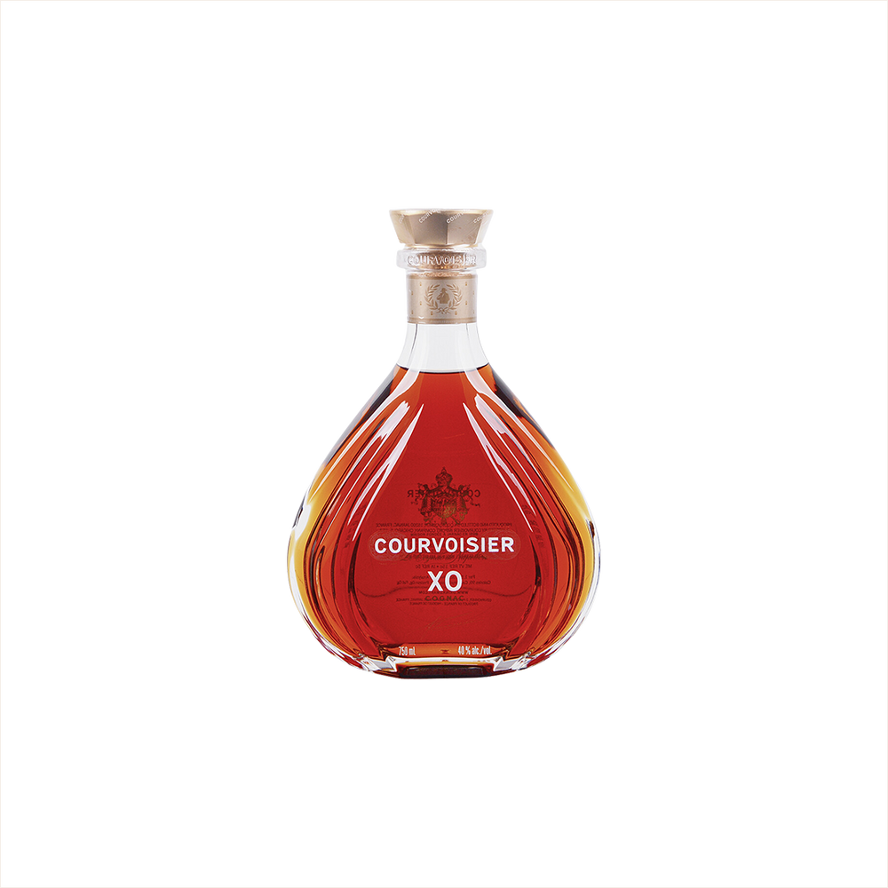 Bottle of Courvoisier XO Cognac.