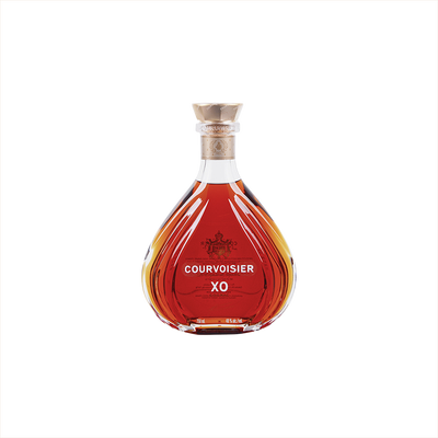 Bottle of Courvoisier XO Cognac.